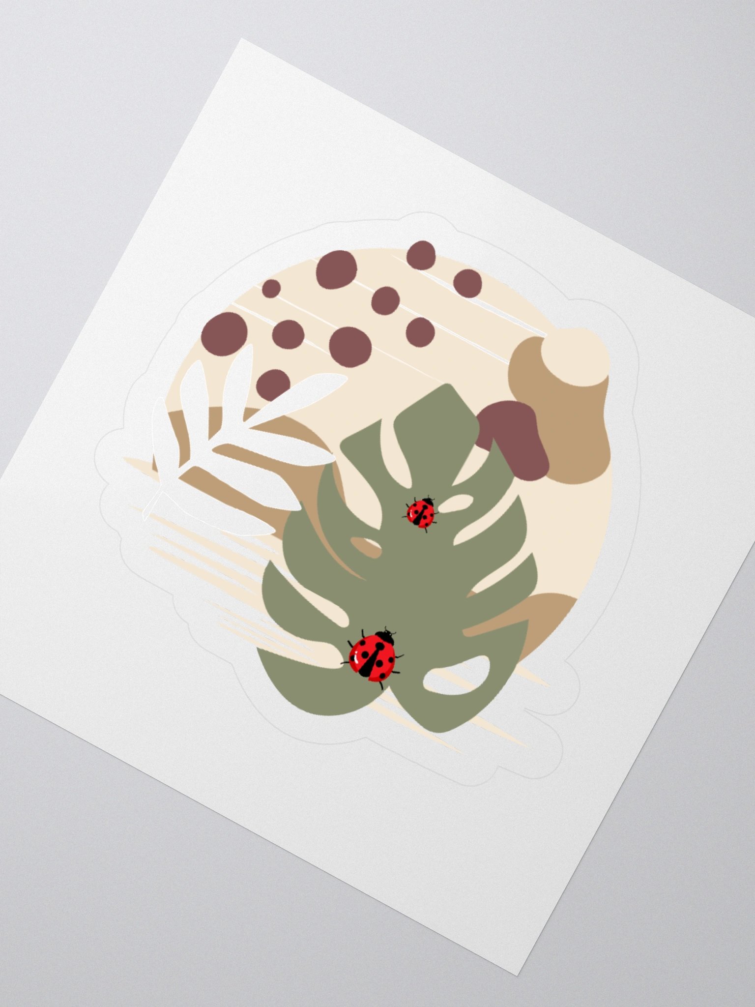 Tropical Geometric Kiss Cut Stickers product image (5)