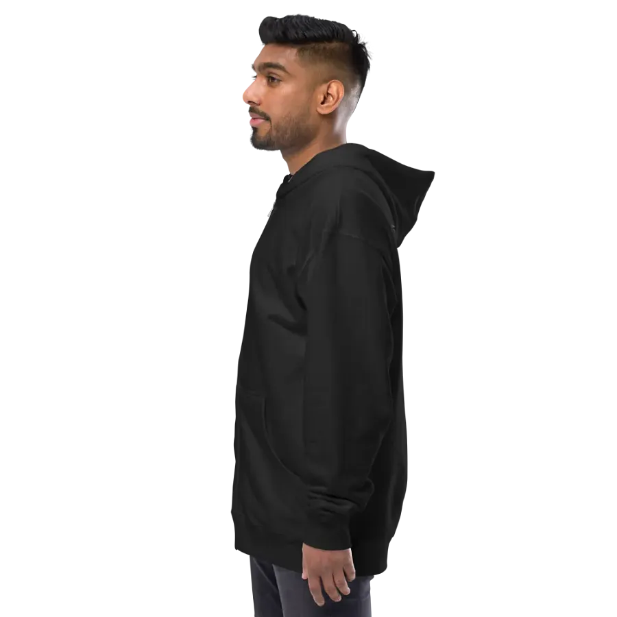 "Death is inevitable" Embroidered Zip Hoodie product image (9)