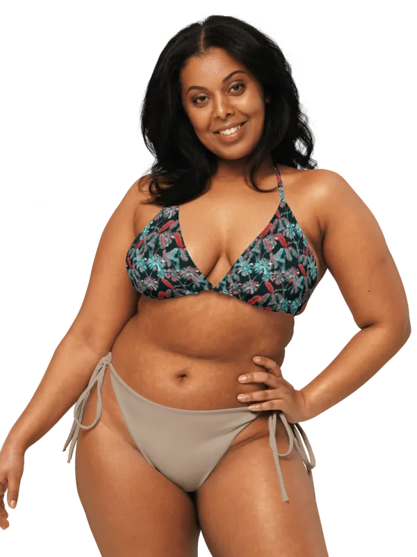 Tropi-cool | Recycled Padded String Bikini Top product image (2)