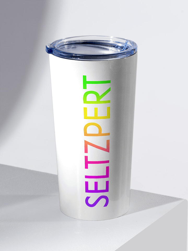 Seltzpert Drink Tumbler (White) | Rainbow Paradise product image (2)