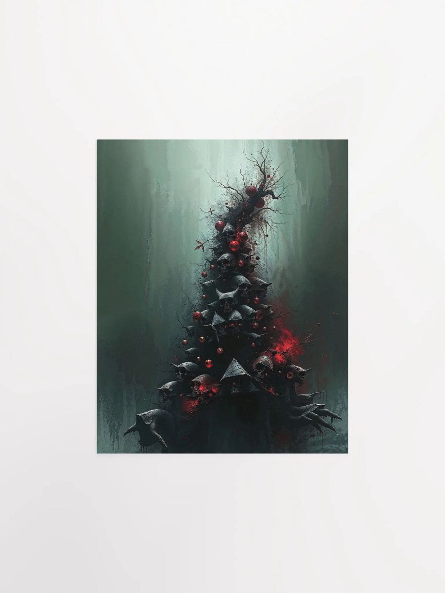 Gothic Christmas Tree Poster product image (1)