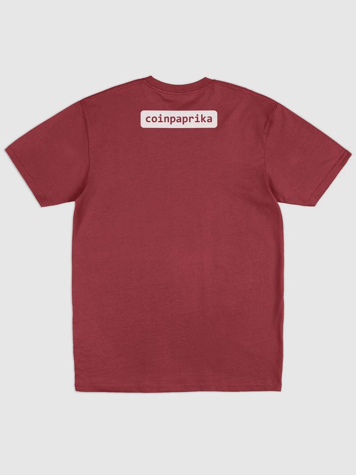 Red coinpaprika t-shirt product image (2)