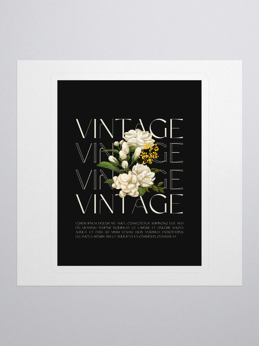 Vintage Floral Elegance Sticker Set product image (1)