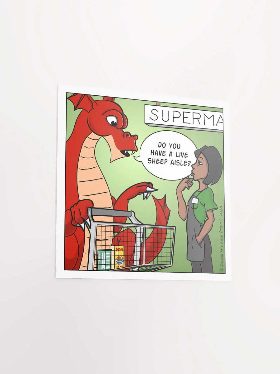 Live Sheep Aisle - Resident Dragon Poster product image (3)