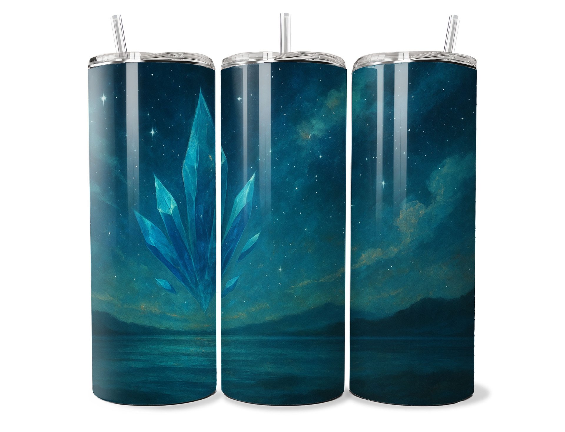 Final Fantasy – Crystal of the Stars 20oz Stainless Steel Tumbler product image (1)