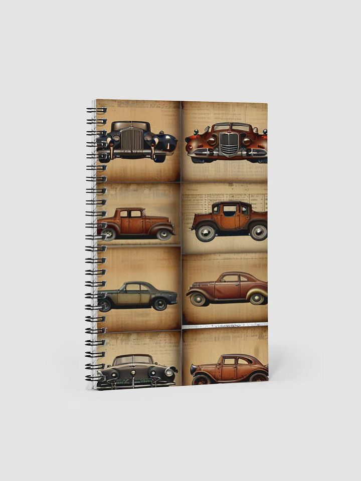 Vintage Car Collection Spiral Notebook product image (1)