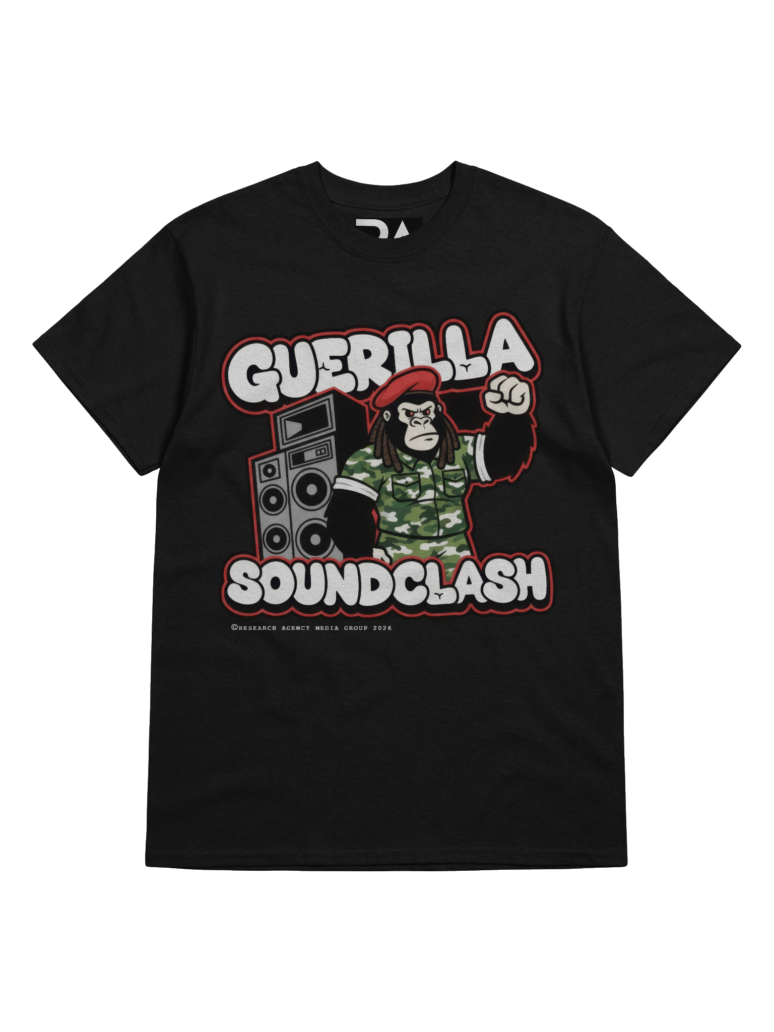 Guerilla Soundclash x Research Agency "PLUR Militants" T-Shirt product image (5)
