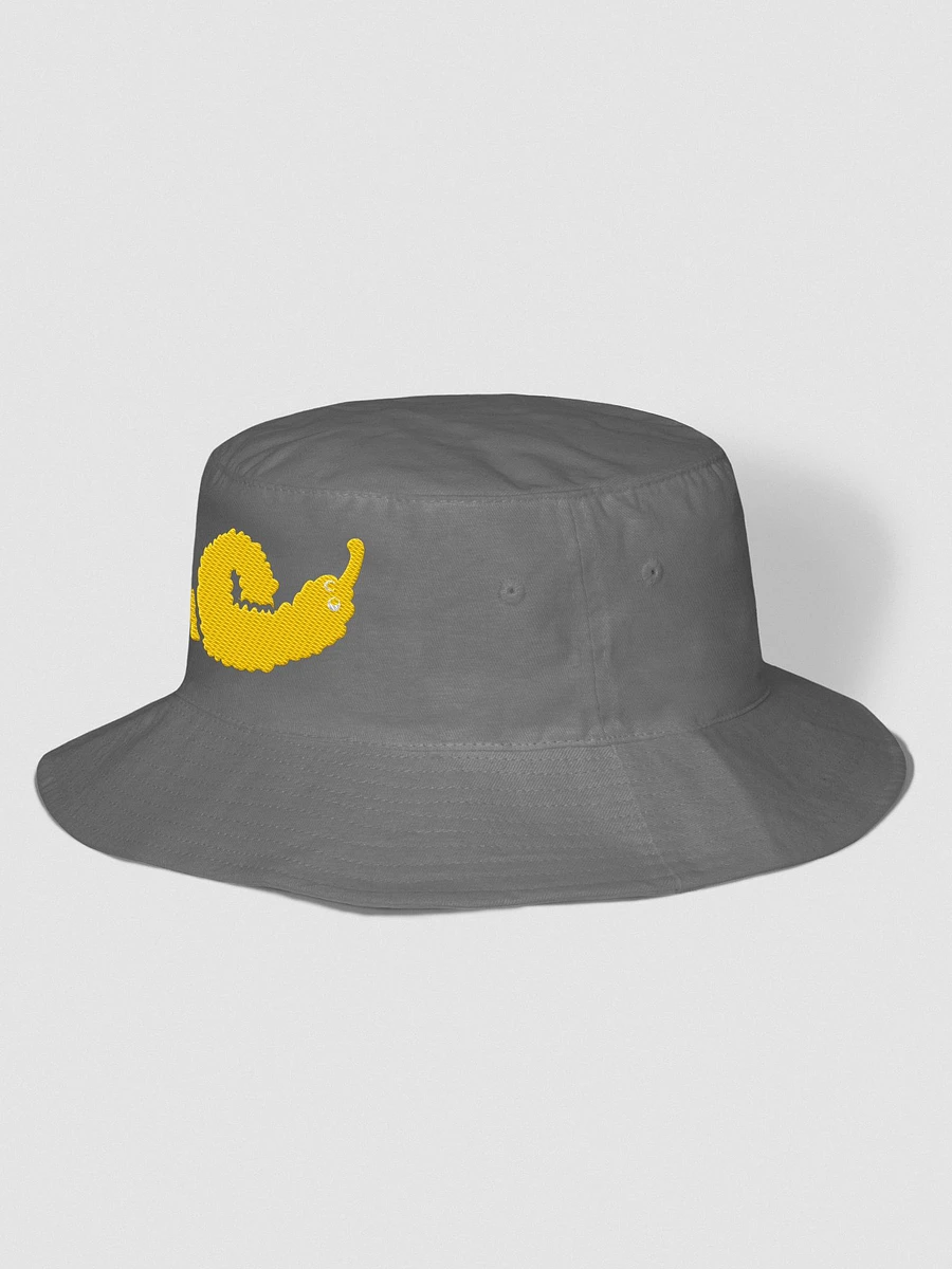Oh Worm? yellow embroidered bucket hat product image (14)