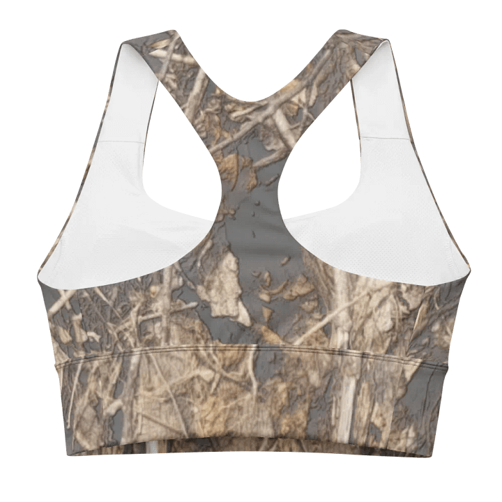 Longline Sports Bra - Dead Split - It Happennnns Camo product image (2)