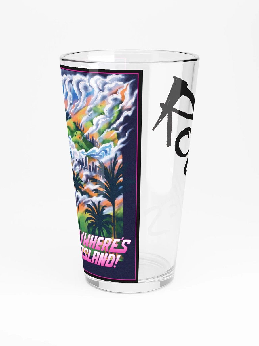 Everywhere's An Island Pint Glass product image (3)