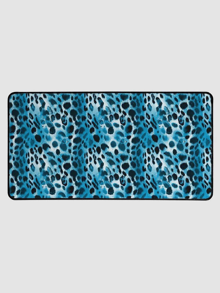 Blue Leopard Desk Mat product image (1)