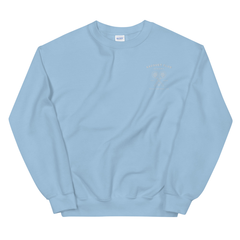 Racquet Club Resort - Light Blue Embroidered Crewneck product image (3)