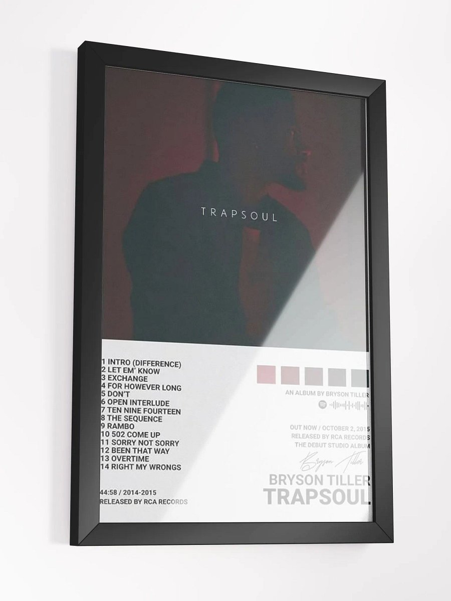 Bryson tiller Album poster product image (3)