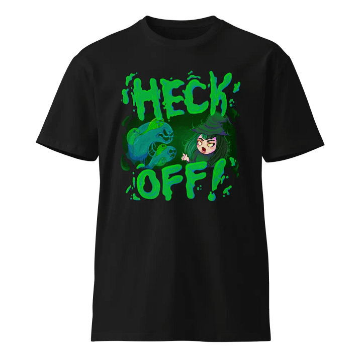 heck off, ghost tee product image (1)