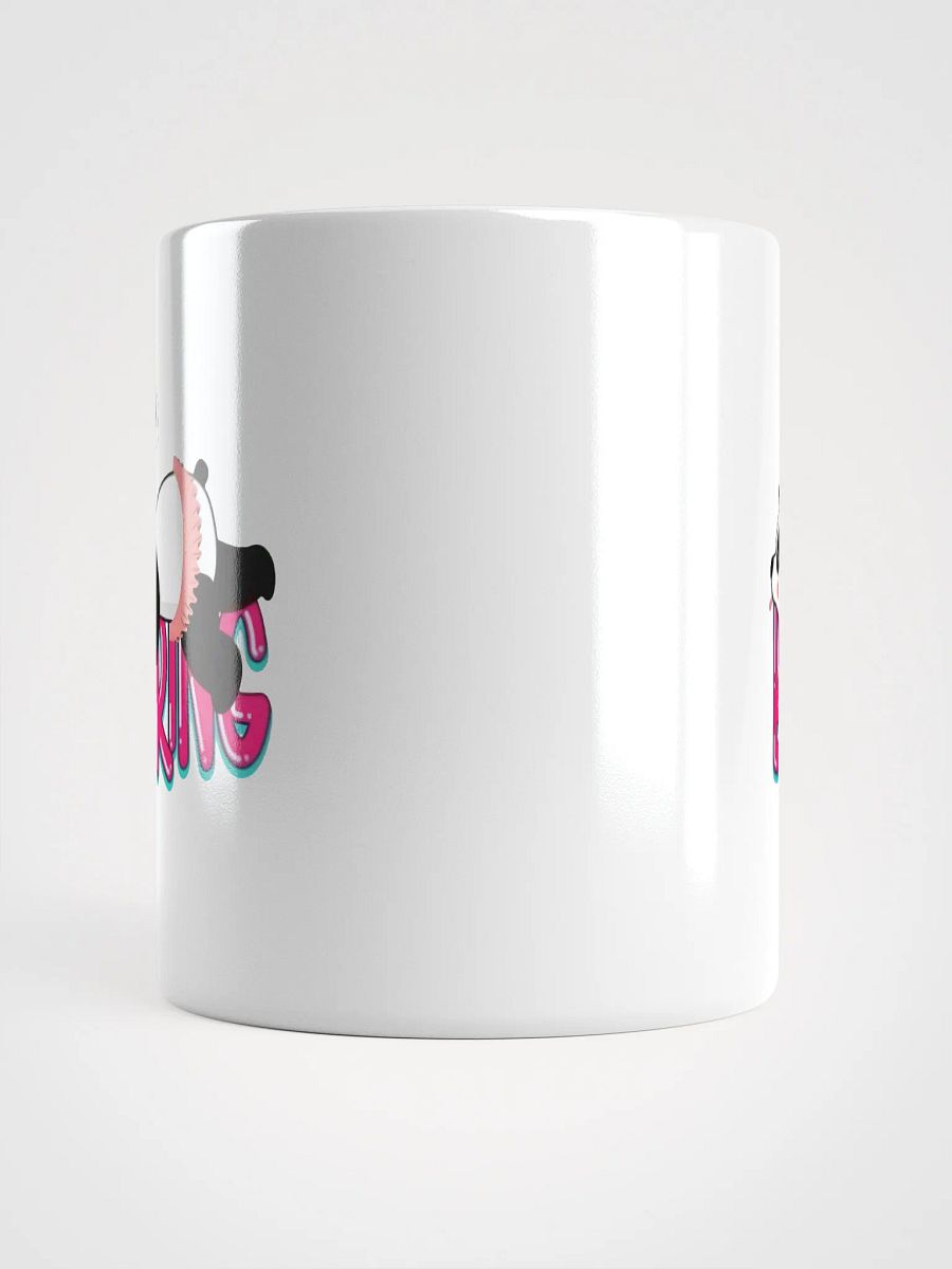 White Glossy Mug Boring Panda product image (5)