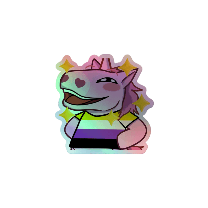 NB Pride Holographic Sticker product image (1)