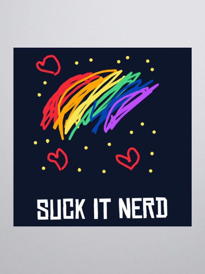 Suck It Nerd Sticker product image (1)