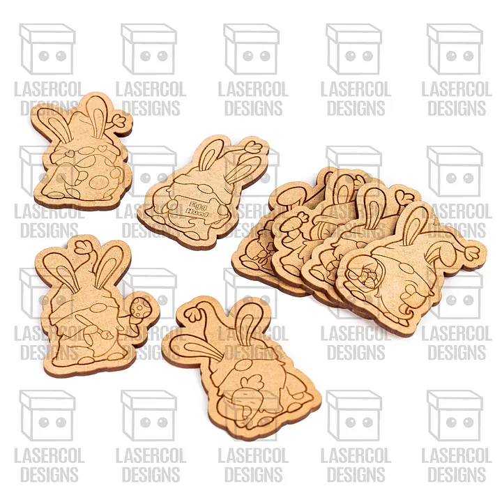 Easter Gnomes Set 1 Paint Kit DIY Cut Outs - Laser Cut Files product image (2)
