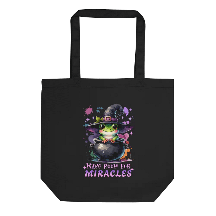 Make room for miracles - Black tote bag product image (1)