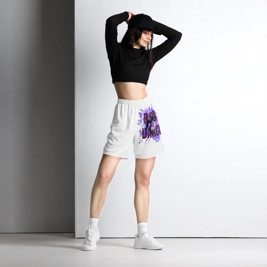 Expressive Born to Dance His Silhouette Mesh Shorts product image (6)