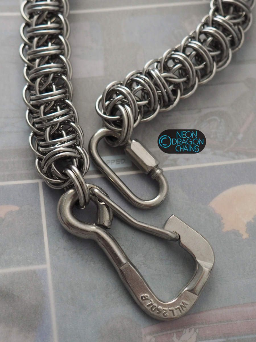 Fire Wyrm Wallet Chain / OOAK product image (3)