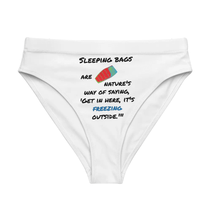 Arctic Dreams Recycled High-Waisted Bikini Bottom product image (1)
