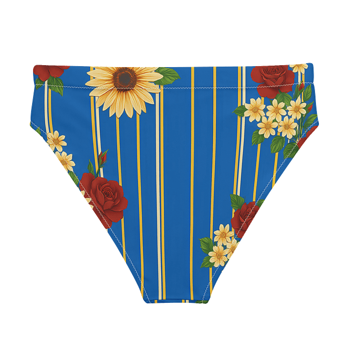 Floral Dream Recycled High Waisted Bikini Bottom product image (2)