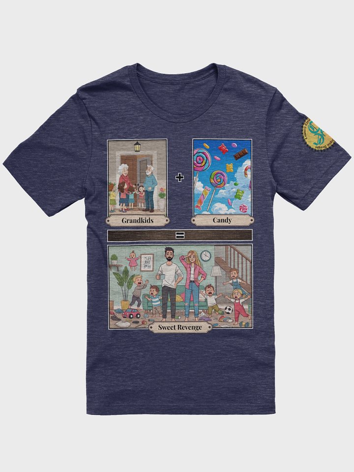 Grandkids + Candy = Sweet Revenge (Both) Bella+Canvas Supersoft T-Shirt Colors (2) product image (10)