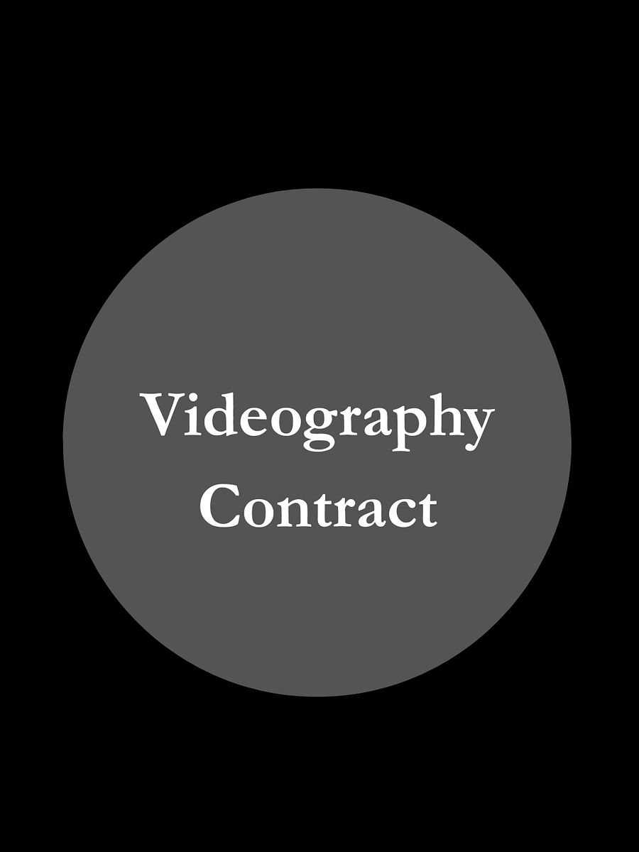 Videography Contract product image (1)