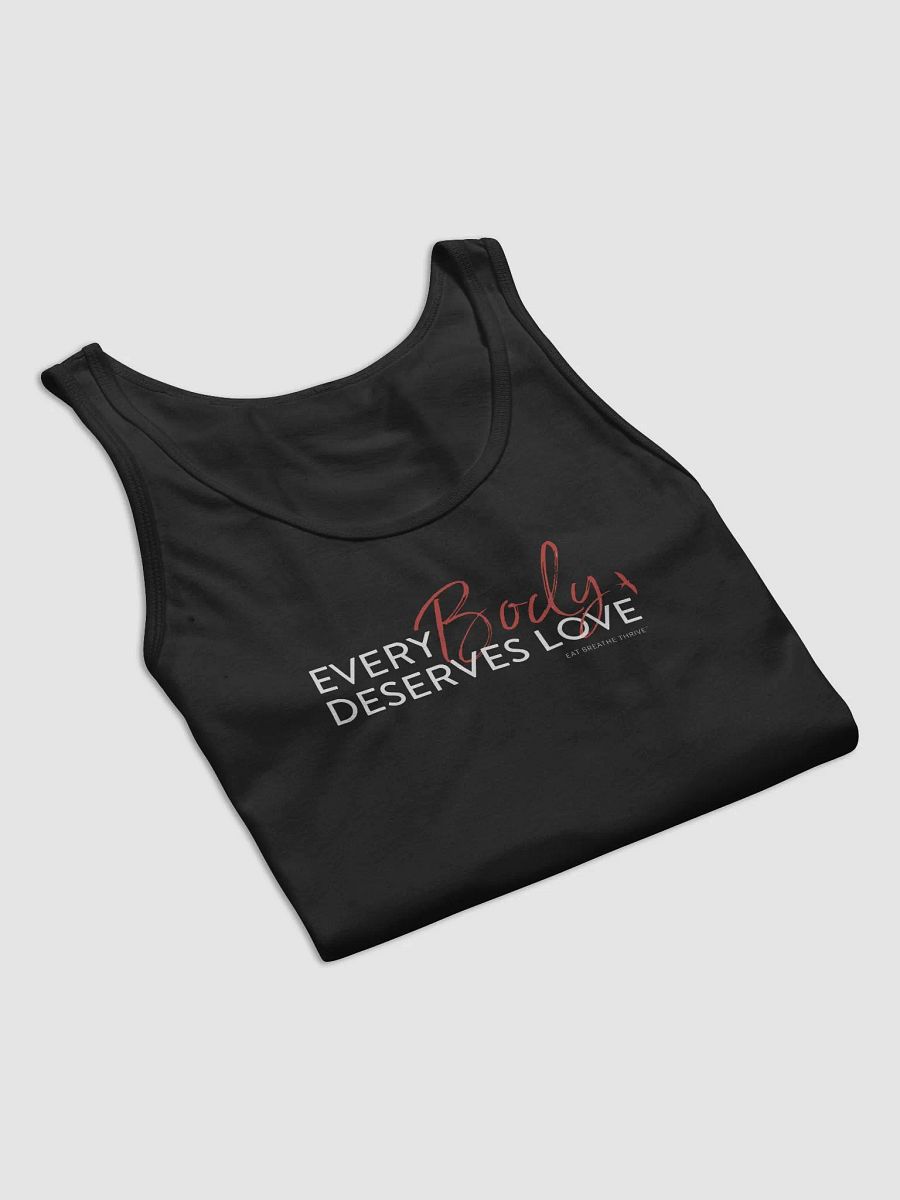 Every Body Deserves Love | black tank product image (5)