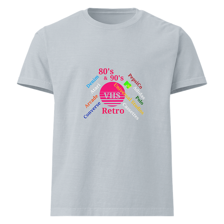 Retro 80's & 90's Pop Culture Oversized Tee product image (1)