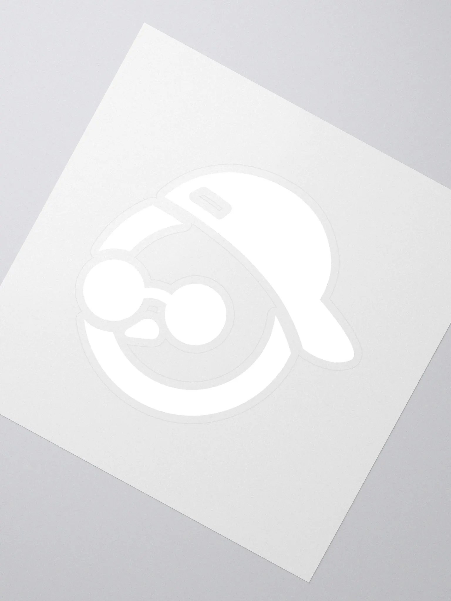 Frosty Sticker (White) product image (2)