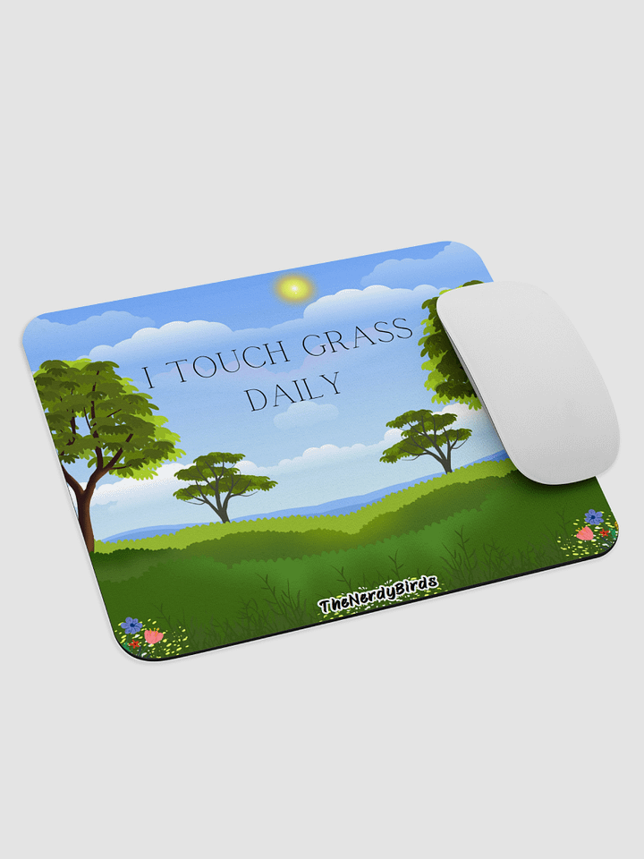 I TOUCH GRASS Mousepad product image (2)