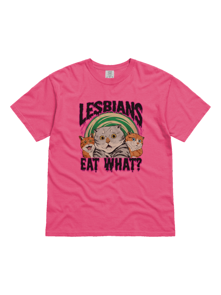 Funny 'LESBIANS EAT WHAT?' T-Shirt product image (81)