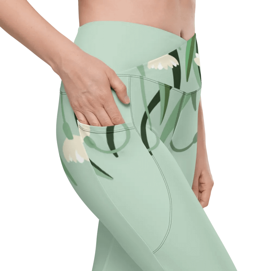 Mizulemon w/ Front Pocket - Green Lily product image (10)