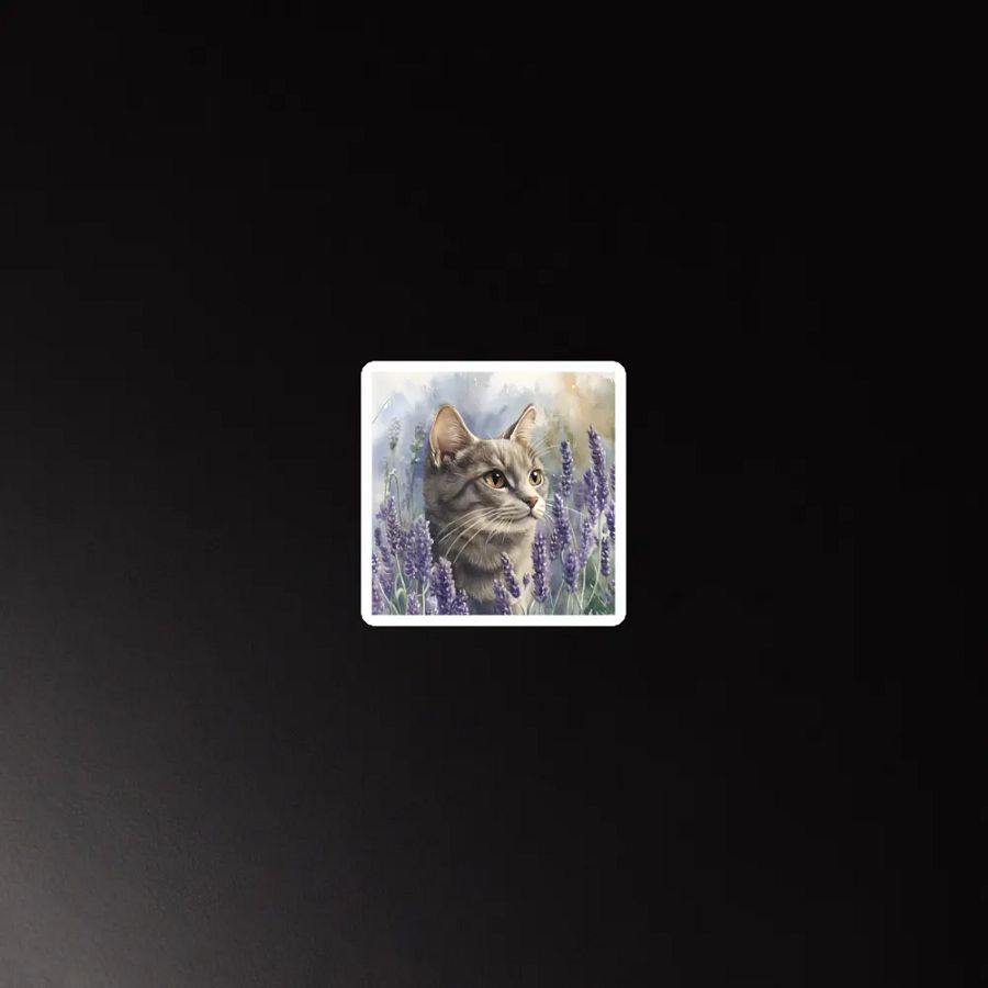 Serene Lavender Cat Magnets product image (3)