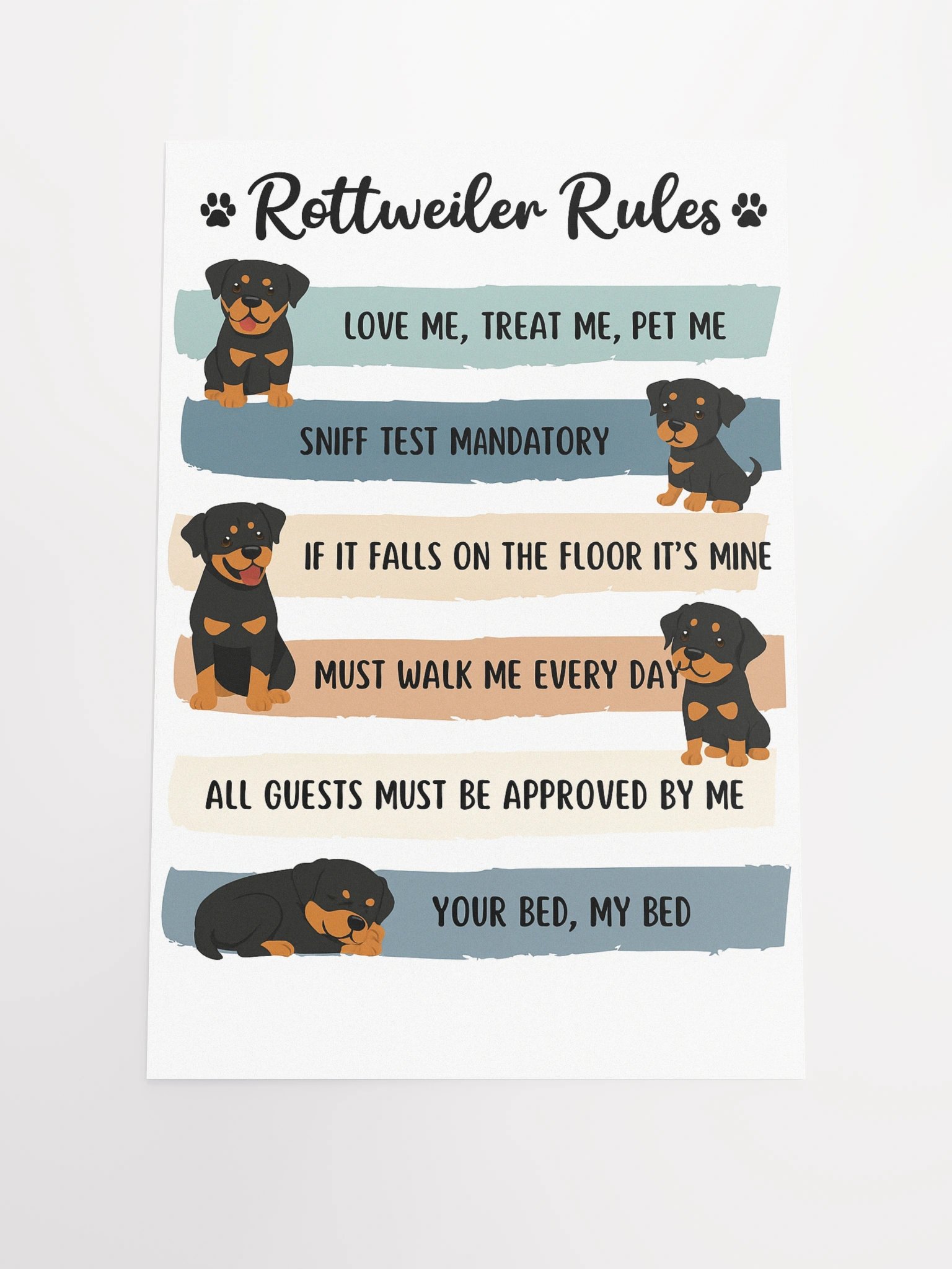 Rottweiler Rules Poster product image (2)