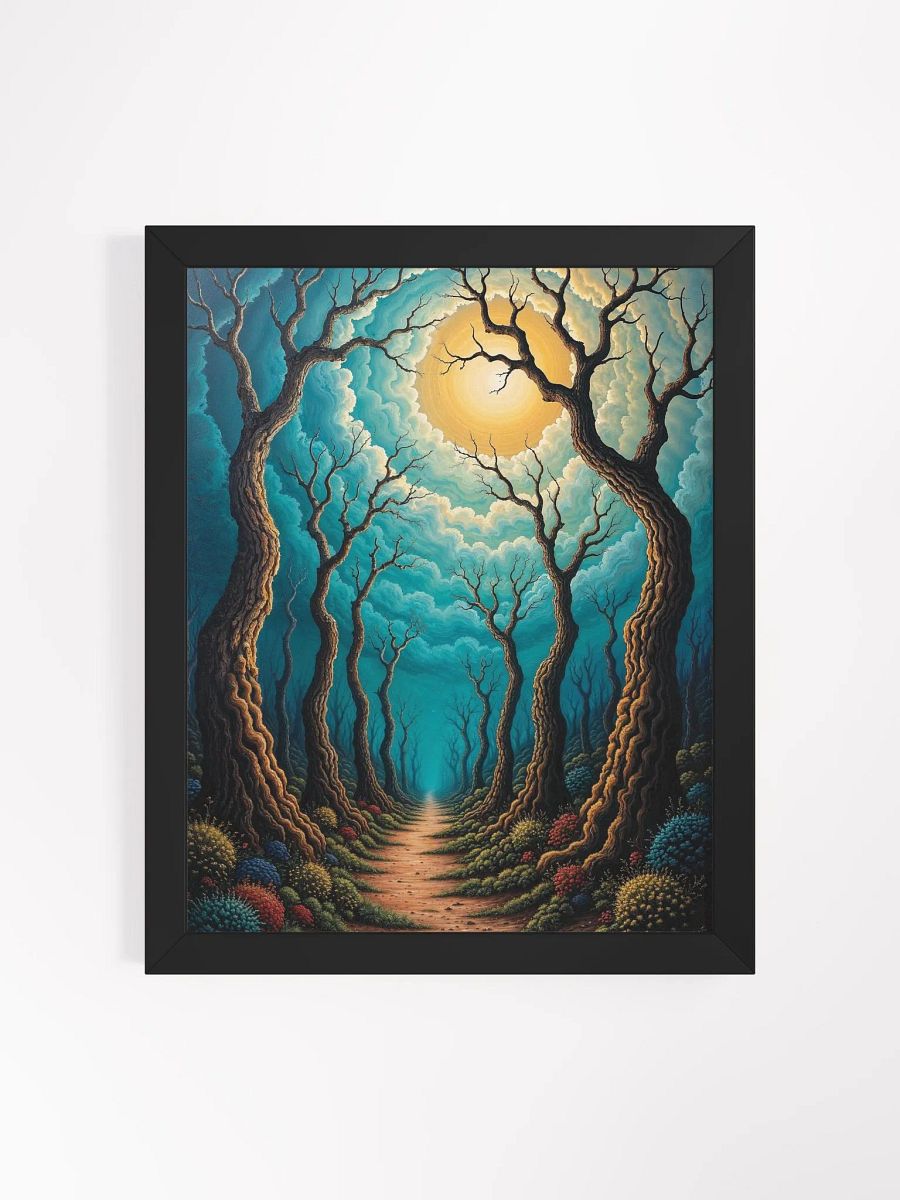 Surreal Forest Path Framed Print product image (12)