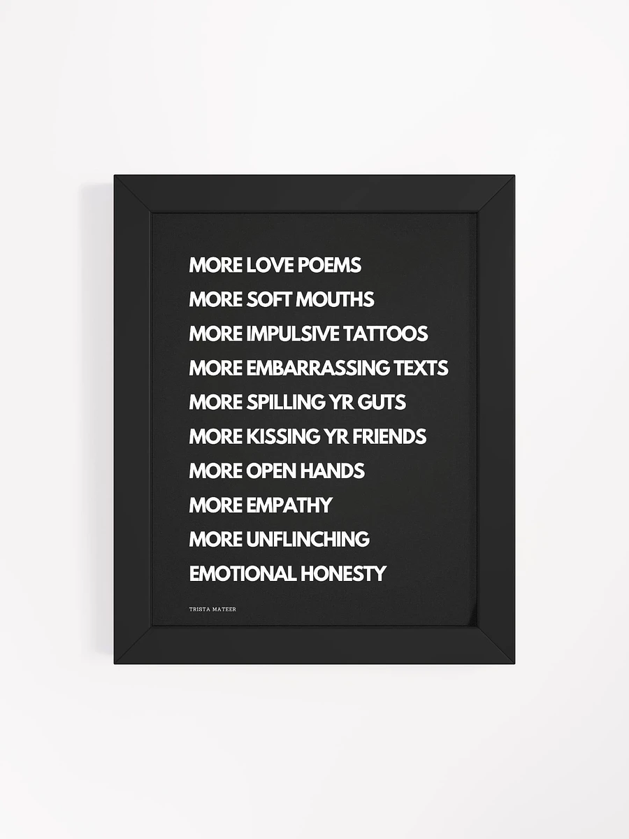 More Love Poems Framed Art Print product image (4)