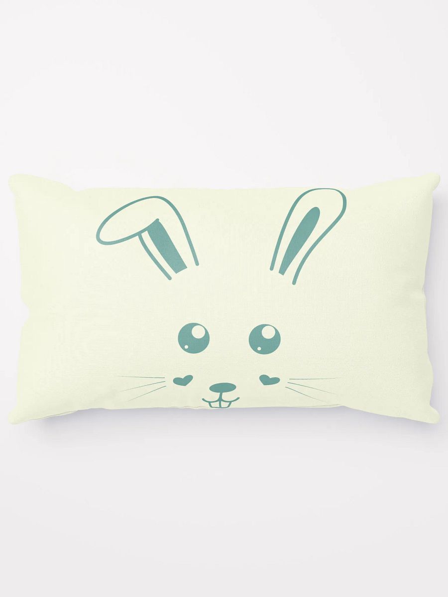 Adorable Bunny Print Pillow – Perfect for Cozy Home Decor and Animal Lovers product image (5)