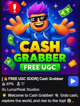 🔥 CASH GRABBER — NEW ICON + THUMBNAIL PACK (4K ULTRA QUALITY) 🔥 • Made by LunarPeak Studios • Designed by XYRX product image (1)