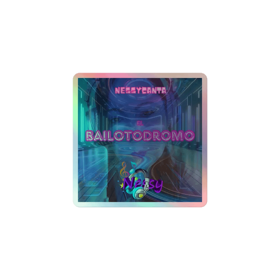 Sticker holográfico El Bailotodromo product image (1)