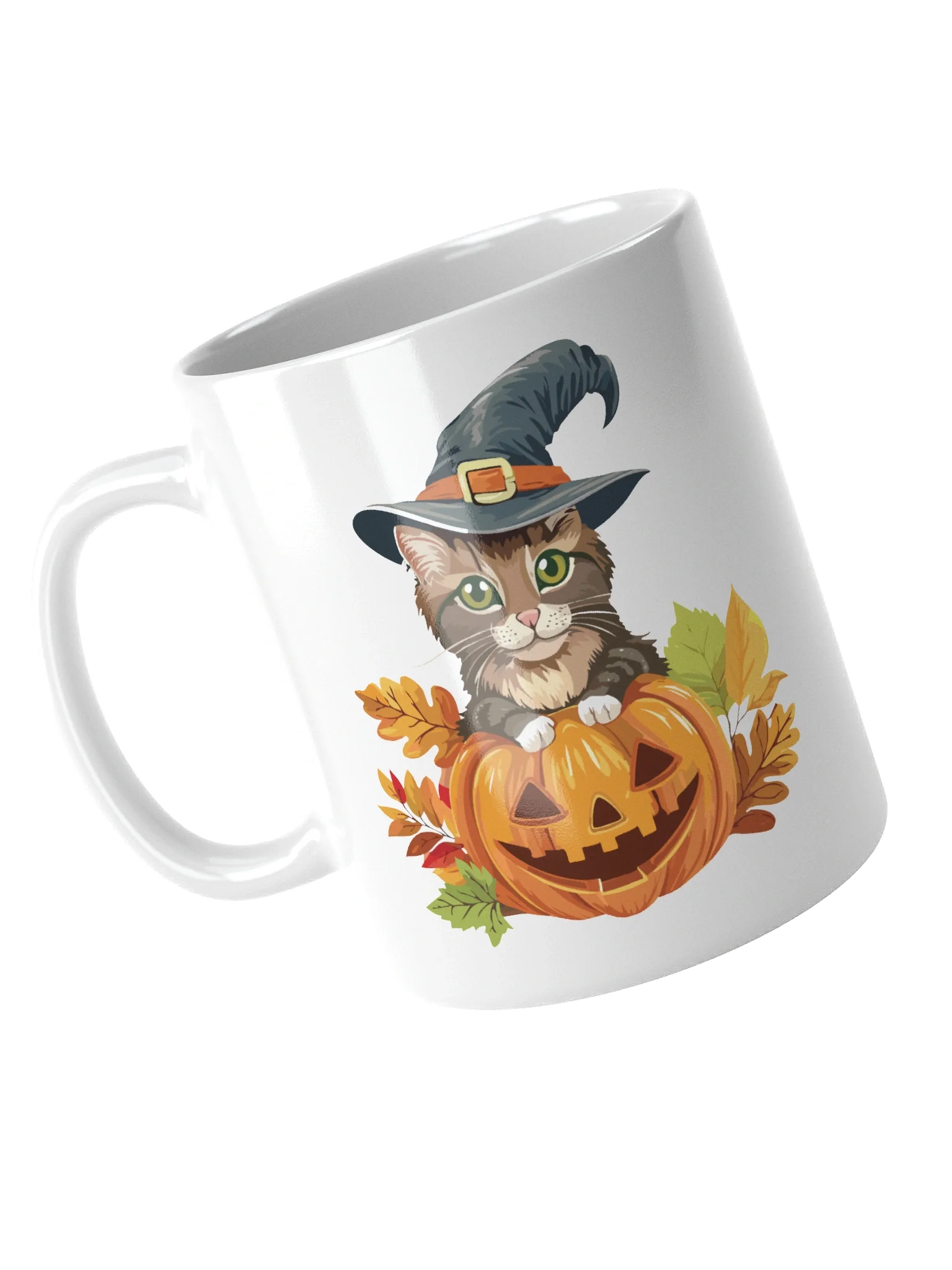 Powered by Coffee & Cat Magic” Halloween Mug product image (12)