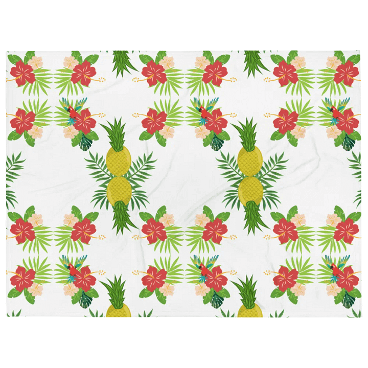 Pineapple Paradise Pattern Design Throw Blanket product image (1)