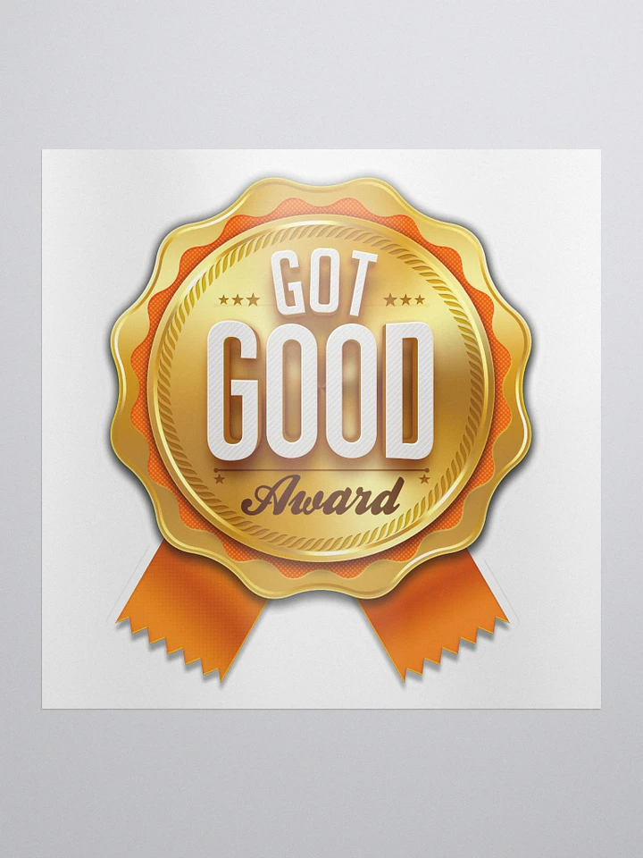 Got Good Award Sticker product image (1)