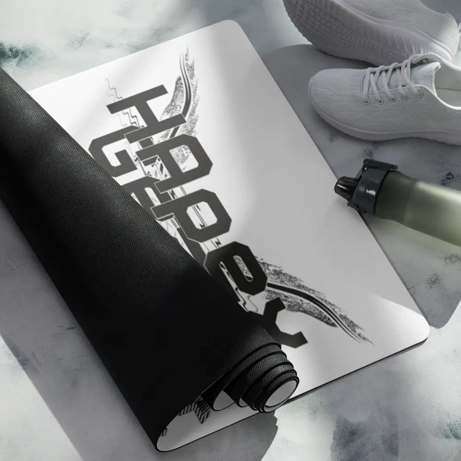 Yoga Mat - Co Founder Shaumarai - Black HApex Gear Black Logo product image (4)