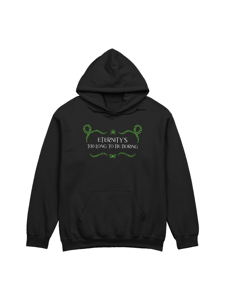 [UM Designs] Too Long To Be Boring - Unisex Pullover Graphic Hoodie [black letters] product image (1)