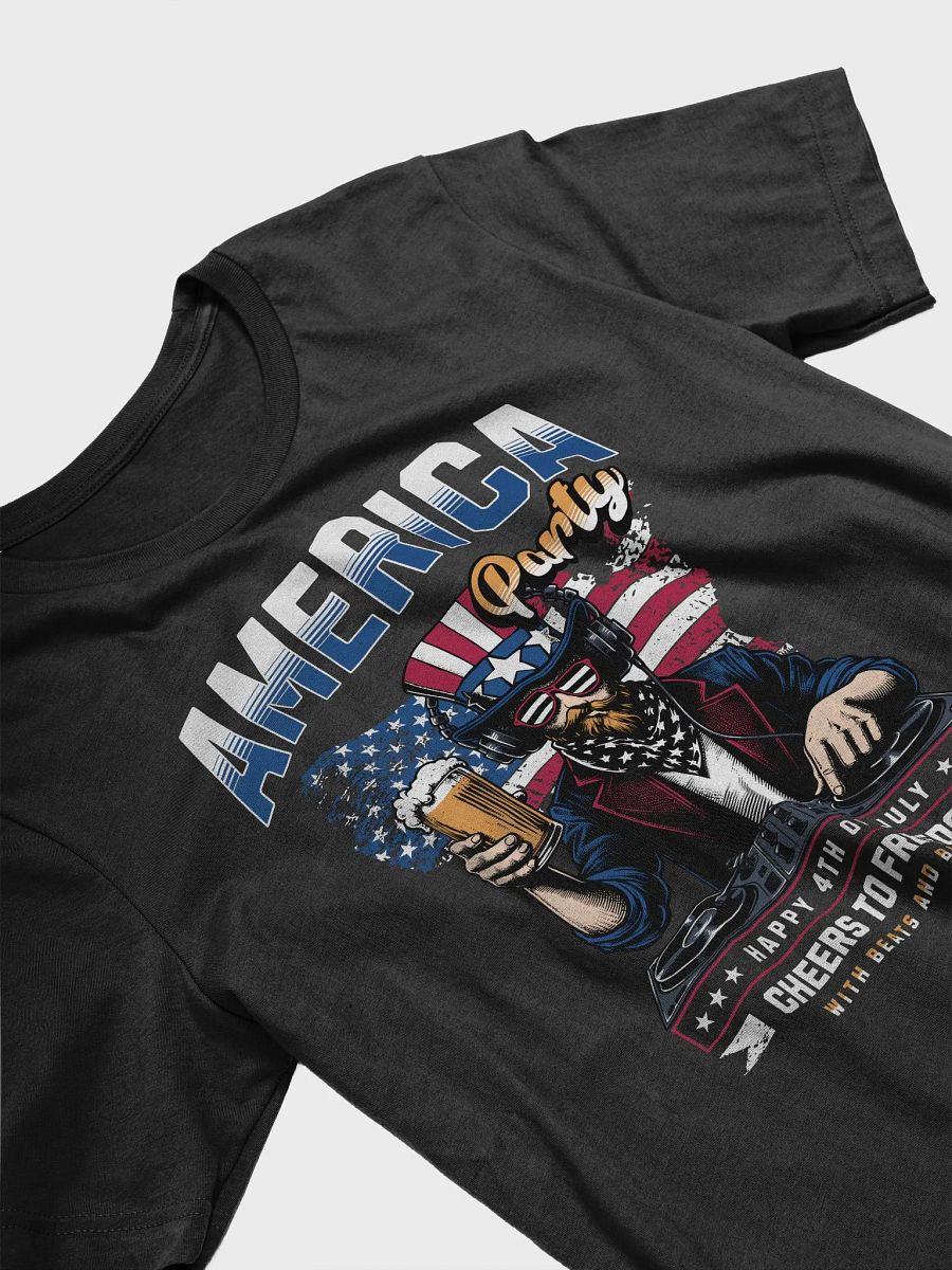 DJ America beer cheers shirt, America flag Tshirt, 4th of July tee gift product image (27)