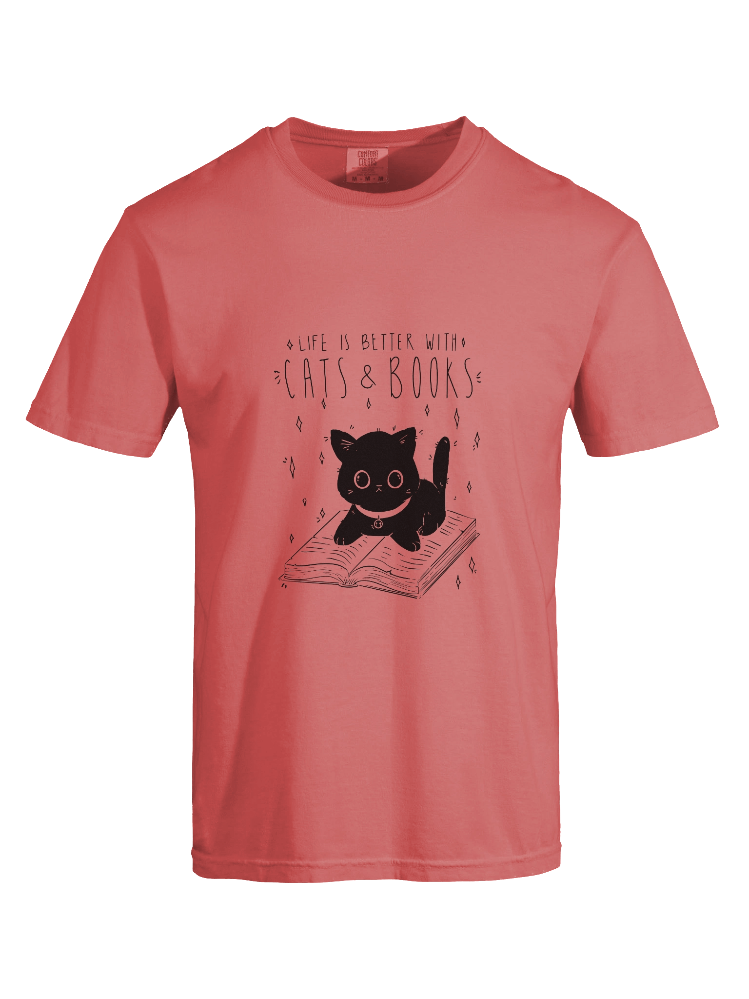 Cats and Books Dyed T-Shirt product image (89)