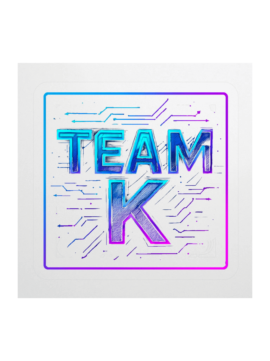Team K V-11 STICKERS product image (1)